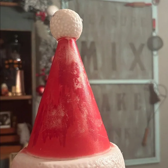 Blowmold Christmas Santa, Don Featherstone. Skinny pencil style 39” tall. - Picture 11 of 12